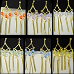 Wholesale Assorted Color Dangle Earrings Beautiful crystal dangle earrings come in assorted colors. (1 dozen minimum)