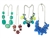 Assorted Department Store Brand Beaded and Enamel Color Necklaces (40 pieces lot)