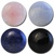 Wholesale Round Semi Precious Stone Cabochon - 11.5mm, available in Rose Quartz, Blue Lace Agate, Blue Sodalite & Black Onyx.