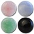 Wholesale Round Semi Precious Stone Cabochon - 14mm, available in Rose Quartz, Blue Lace Agate, Adventurine & Black Onyx.