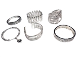 Assorted Department Store Brand Silver Bracelets (40 pieces lot)