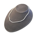 Wholesale Pearl Choker Necklace Elegant 4mm pearl necklace, 16". (1 dozen minimum)