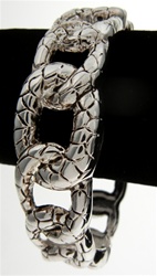 Silver Large Chain Bracelets