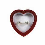 Wholesale CZ Heart Earrings