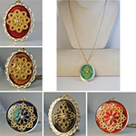 Wholesale Assorted Pendant Necklaces Stunning filigree necklaces.Comes in 6 assorted styles, 24" (6 pcs minimum)