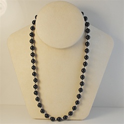 Sterling Silver & Black Onyx Necklace Beautiful black onyx and sterling silver beaded necklace, 20". More then 50% off retail price!
JF308