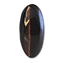 Wholesale Oval Semi Precious Stone Cabochon - 15x7mm, available in Tiger Eye only. (12 pcs minimum)