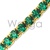 Rhinestone Chain Emerald