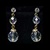 Bohemian  Glass  Crystal Dangle Earrings
