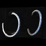 Lg Silver Plate Earrings
