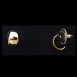 Gold Earrings with Posts