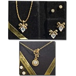 Wholesale Assorted CZ Pendant Necklaces & Earring sets