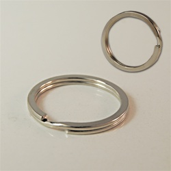 Round Split Key Ring