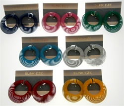 Graduated Slinky Earrings in Assorted Colors