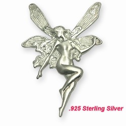 Sterling Silver Fairy Pin