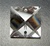 Genuine Swarovski Strass Square Pendant with 2 holes, size 14mm, clear Crystal, discontinued