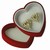 Rhinestone Earrings in Heart Shaped Box