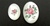 Vintage Oval Mother of Pearl Scrimshaw Pink Rose