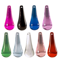 Lucite Asst. Color Crystal Pendant Drop - 36X14, Pendant/earring