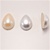 Plastic Teardrop Flatback Cabochon Pearl