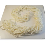 Wholesale Strung Pearls Temporally strung pearls 4mm on 60" length strands.
