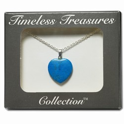 Wholesale Turquoise Heart Necklace in box