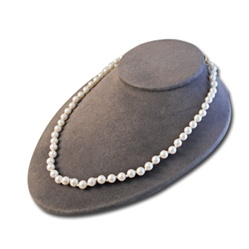 Wholesale Hand Knotted Pearl Necklace Beautiful 6mm pearls, 18" (1 dozen minimum)
56706