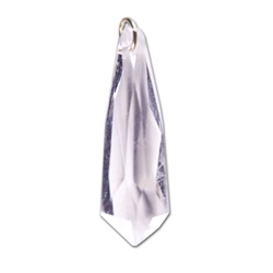 Lucite Crystal Pendant Drop with ring 40X12, Pendant/earring