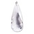 Lucite Crystal Pendant Drop with ring 40X26, Pendant/earring