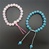 Genuine Stone Bead Bracelets, Rose Quartz or Turquoise