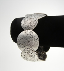 Sonoma Silver Disc Stretch Bracelets