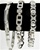 6pc Assorted Silver Bracelets