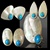 Genuine Stone & Mother of Pearl Earrings