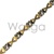 Wholesale Swarovski Fancy Brass Rhinestone Chain - Bow with Crystal - Available in lite amethyst, crystal, topaz, lite multi & dark multi.