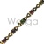 Siam and Aurum Rhinestone Chain