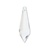Lucite Crystal Pendant Drop 30X9, Earrring/Pendant Component