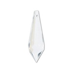 Lucite Crystal Pendant Drop 30X9, Earrring/Pendant Component