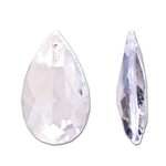 Lucite Crystal Pendant Drop 47X25mm, Pendant/earring
