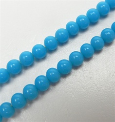 Turquoise Howlite Round Beads size 4mm 7mm 8mm 10mm, strung