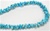 Turquoise Howlite Nuggets 8mm on the longest side, 16 inch strand