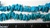 Simulated Turquoise Nuggets, 16 inches, temporary strung