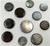 Genuine Mother of Pearl Round Black NO Hole Discs - 8mm, 10mm, 12mm