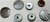 Genuine Mother of Pearl Round Black Discs - center hole (9mm) or top hole (12mm)