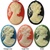 Lady's profile cameo
