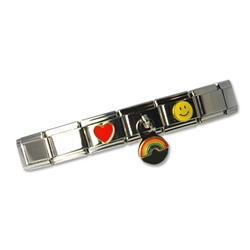 Italian Styled Link Charm Bracelet