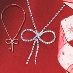 Austrian Crystal Bow Necklace