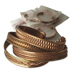 Copper Bracelet with Magnets