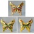 Wholesale Vintage Enamel Butterfly Pendants Assorted butterfly pendants,1 1/4" wide with 2 loops. (20 pcs minimum)