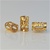 Wholesale Filigree Tube Bead Gold plated tube filigree bead, 14x5mm. (50 piece minimum)