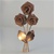 Wholesale Delicate Patterned Bouquet Copper rose bouquet finding 2"
DB346